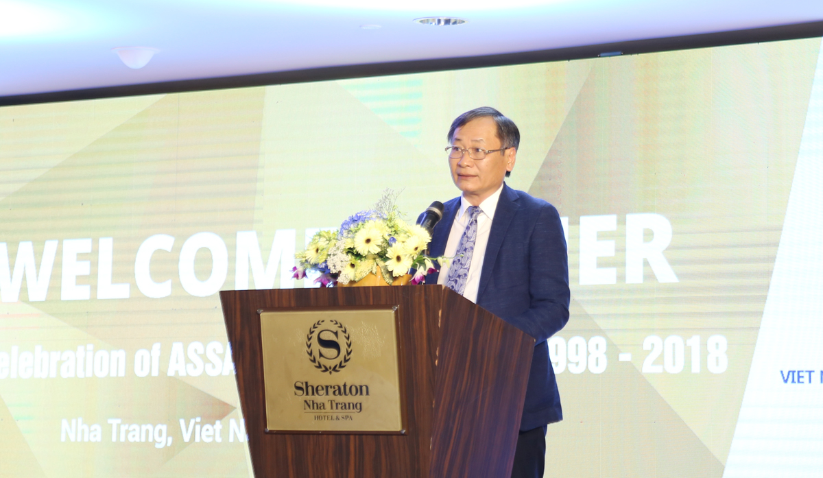 Phó Chủ tịch UBND tỉnh Khánh Hòa Nguyễn Đắc Tài phát biểu tại Lễ kỷ niệm.
