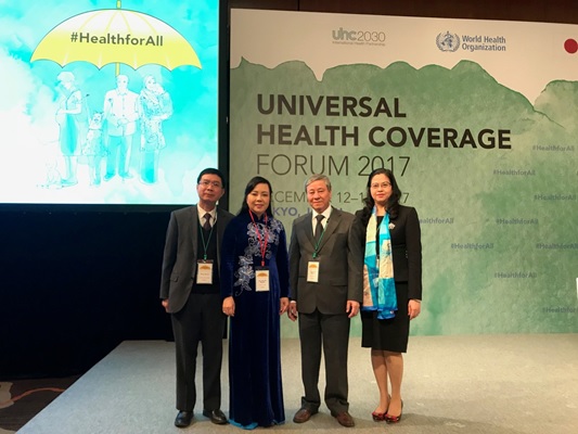 Bảo hiểm xã hội Việt Nam tham dự Diễn đàn bao phủ y tế toàn cầu năm 2017 tại Nhật Bản