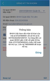 Hướng dẫn đăng ký tài khoản trên ứng dụng VssID phiên bản 1.5.3 - Ảnh 5.