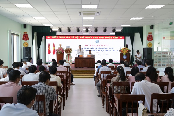 Hội đồng Quản lý BHXH giám sát tình hình thực hiện chính sách BHXH, BHYT tại tỉnh Quảng Trị